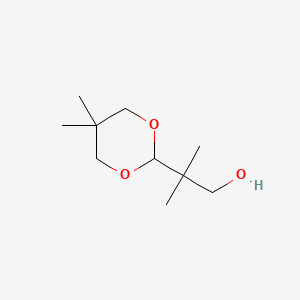 molecular formula C10H20O3 B1346830 beta,beta,5,5-Tetramethyl-1,3-dioxane-2-ethanol CAS No. 7299-86-7