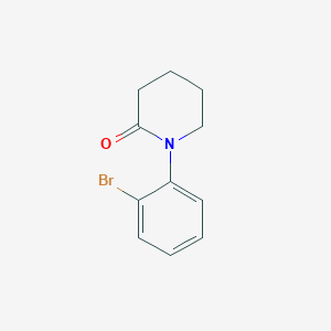 molecular formula C11H12BrNO B1346838 1-(2-溴苯基)哌啶-2-酮 CAS No. 917508-51-1