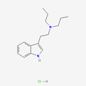 molecular formula C16H25ClN2 B1346846 N,N-Dipropyltryptamine hydrochloride CAS No. 7558-73-8