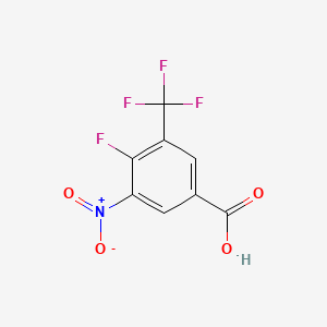 4-Fluoro-3-nitro-5-(trifluoromethyl)benzoic acid
