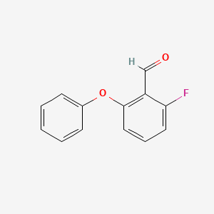 molecular formula C13H9FO2 B1346851 2-Fluoro-6-phenoxybenzaldehyde CAS No. 902836-68-4