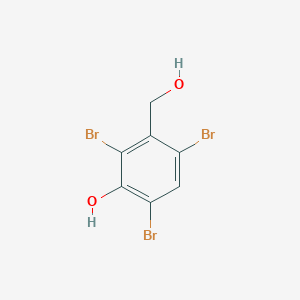 molecular formula C7H5Br3O2 B1346853 3-Hydroxy-2,4,6-tribromobenzyl alcohol 