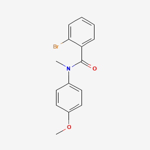 molecular formula C15H14BrNO2 B1346854 2-bromo-N-(4-methoxyphenyl)-N-methylbenzamide 