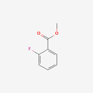 molecular formula C8H7FO2 B1346881 Methyl 2-fluorobenzoate CAS No. 394-35-4