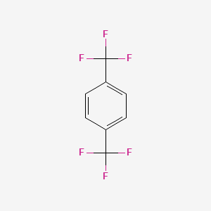 molecular formula C8H4F6 B1346883 1,4-Bis(trifluoromethyl)benzene CAS No. 433-19-2
