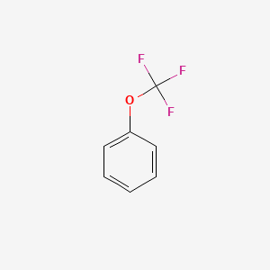 molecular formula C7H5F3O B1346884 (Trifluoromethoxy)benzene CAS No. 456-55-3