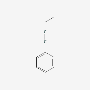 molecular formula C10H10 B1346892 1-苯基-1-丁炔 CAS No. 622-76-4