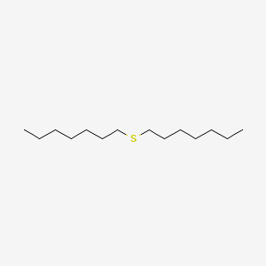molecular formula C14H30S B1346894 Heptane, 1,1'-thiobis- CAS No. 629-65-2