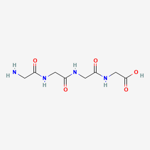 molecular formula C8H14N4O5 B1346897 Tetraglycine CAS No. 637-84-3