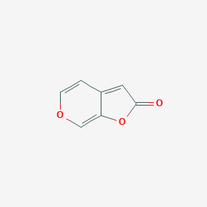 molecular formula C7H4O3 B013469 2H-Furo[2,3-c]pyran-2-one CAS No. 857054-03-6