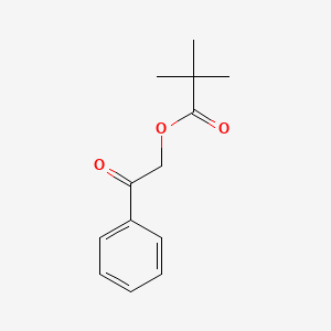 molecular formula C13H16O3 B1346902 Pibecarb CAS No. 2522-81-8