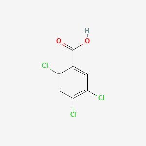 molecular formula C7H3Cl3O2 B1346907 2,4,5-三氯苯甲酸 CAS No. 50-82-8