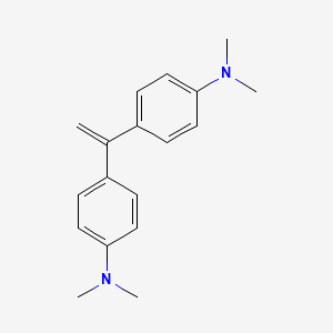 molecular formula C18H22N2 B1346914 4,4'-Vinylidenebis(N,N-dimethylaniline) CAS No. 7478-69-5