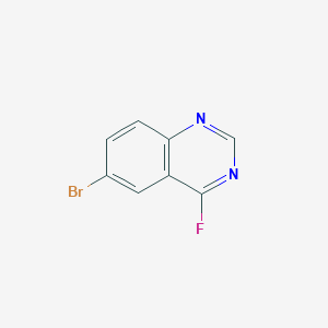 molecular formula C8H4BrFN2 B13469201 6-Bromo-4-fluoroquinazoline 