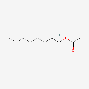 molecular formula C11H22O2 B1346926 1-Methyloctyl acetate CAS No. 14936-66-4