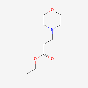 molecular formula C9H17NO3 B1346931 Ethyl 4-morpholinepropionate CAS No. 20120-24-5