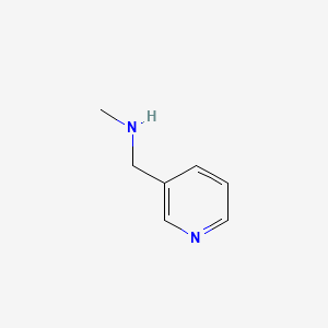 molecular formula C7H10N2 B1346932 N-methyl-1-(pyridin-3-yl)methanamine CAS No. 20173-04-0