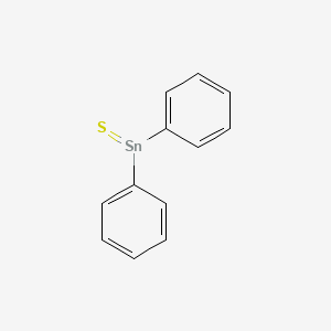 molecular formula C12H10SSn B1346933 Diphenylthioxostannane CAS No. 20332-10-9
