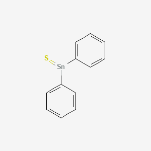 molecular formula C12H10SSn B1346933 二苯基锡硫化物 CAS No. 20332-10-9