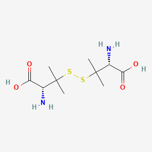 molecular formula C10H20N2O4S2 B1346936 Penicillamine disulfide, L- CAS No. 113626-33-8