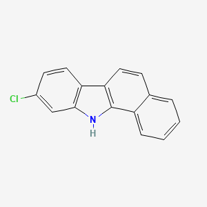 molecular formula C16H10ClN B1346939 9-chloro-11H-benzo[a]carbazole CAS No. 21064-31-3