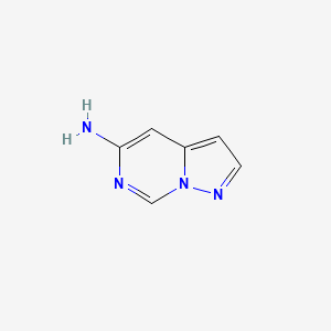 molecular formula C6H6N4 B13469395 Pyrazolo[1,5-c]pyrimidin-5-amine CAS No. 2913267-16-8