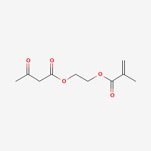 molecular formula C10H14O5 B1346940 2-(Methacryloyloxy)ethyl acetoacetate CAS No. 21282-97-3