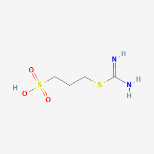 molecular formula C4H10N2O3S2 B1346942 3-(Amidinothio)-1-propanesulfonic acid CAS No. 21668-81-5