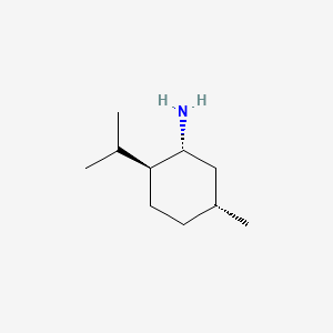 molecular formula C10H21N B1346948 (1r,2s,5r)-2-Isopropyl-5-methylcyclohexanamine CAS No. 2216-54-8