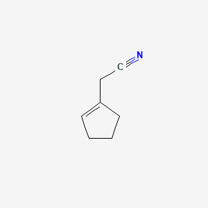 molecular formula C7H9N B1346953 1-环戊烯基乙腈 CAS No. 22734-04-9
