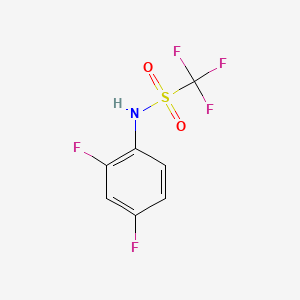 molecular formula C7H4F5NO2S B1346957 N-(2,4-Difluorophenyl)-1,1,1-trifluoromethanesulfonamide CAS No. 23384-22-7