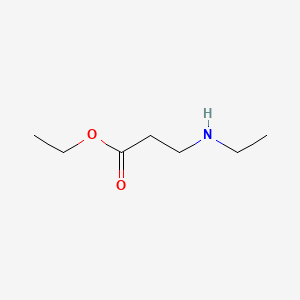 molecular formula C7H15NO2 B1346960 Ethyl N-ethyl-beta-alaninate CAS No. 23651-62-9