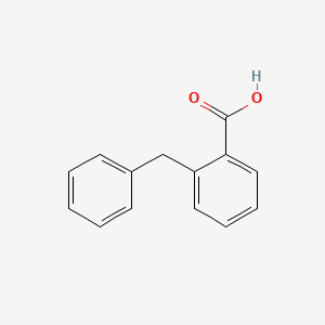 molecular formula C14H12O2 B1346970 2-Benzylbenzoic acid CAS No. 612-35-1
