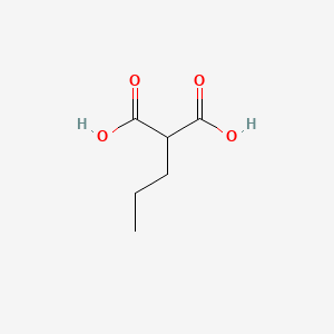 molecular formula C6H10O4 B1346972 2-Propylmalonic acid CAS No. 616-62-6