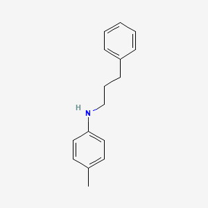 molecular formula C16H19N B1346992 4-methyl-N-(3-phenylpropyl)aniline CAS No. 63980-34-7