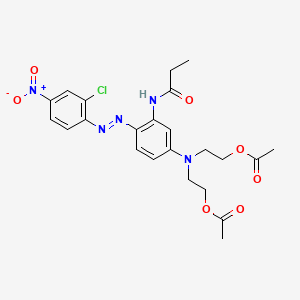 molecular formula C23H26ClN5O7 B1346997 Disperse Red 167 CAS No. 26850-12-4