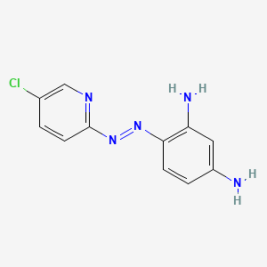 molecular formula C11H10ClN5 B1347003 4-(5-Chloro-2-pyridylazo)-1,3-phenylenediamine CAS No. 33006-91-6