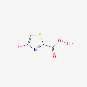 molecular formula C4HILiNO2S B13470076 Lithium(1+) 4-iodo-1,3-thiazole-2-carboxylate 