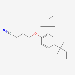 molecular formula C20H31NO B1347010 4-(2,4-Di-tert-pentylphenoxy)butanenitrile CAS No. 36268-65-2
