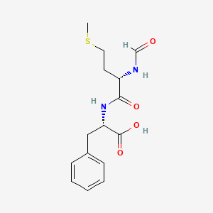 molecular formula C15H20N2O4S B1347011 N-(N-Formyl-L-methionyl)-L-phenylalanine CAS No. 22008-60-2