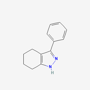 molecular formula C13H14N2 B1347015 3-苯基-4,5,6,7-四氢-1H-吲唑 CAS No. 28748-99-4
