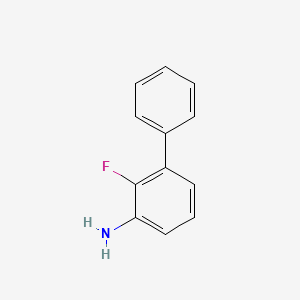 molecular formula C12H10FN B13470166 2-Fluoro-3-phenylaniline 