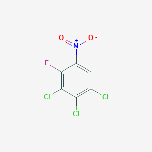 molecular formula C6HCl3FNO2 B13470172 1,2,3-Trichloro-4-fluoro-5-nitrobenzene CAS No. 2416881-64-4