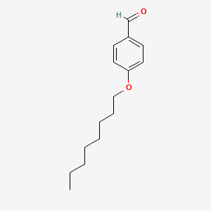 molecular formula C15H22O2 B1347021 4-Octyloxybenzaldehyde CAS No. 24083-13-4