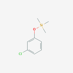 molecular formula C9H13ClOSi B13470282 Silane, (3-chlorophenoxy)trimethyl- CAS No. 17881-67-3