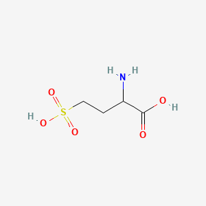 molecular formula C4H9NO5S B1347035 DL-同型半胱氨酸 CAS No. 504-33-6