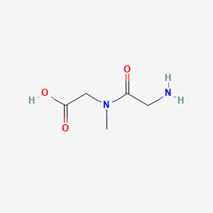 molecular formula C5H10N2O3 B1347041 Boc-Gly-Sar-OH CAS No. 29816-01-1
