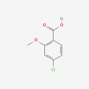 molecular formula C8H7ClO3 B1347048 4-Chloro-2-methoxybenzoic acid CAS No. 57479-70-6