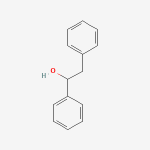 molecular formula C14H14O B1347050 1,2-Diphenylethanol CAS No. 614-29-9
