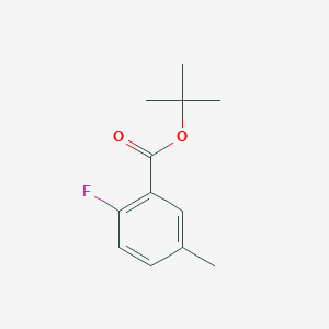 molecular formula C12H15FO2 B13470504 Tert-butyl 2-fluoro-5-methylbenzoate CAS No. 1343831-66-2